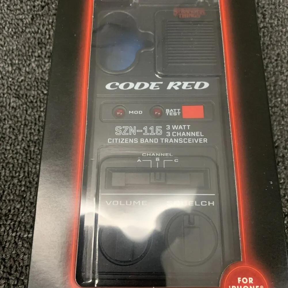 Stranger Things Walkie-Talkie Phone Case Apple iPhone 16 New Sealed
